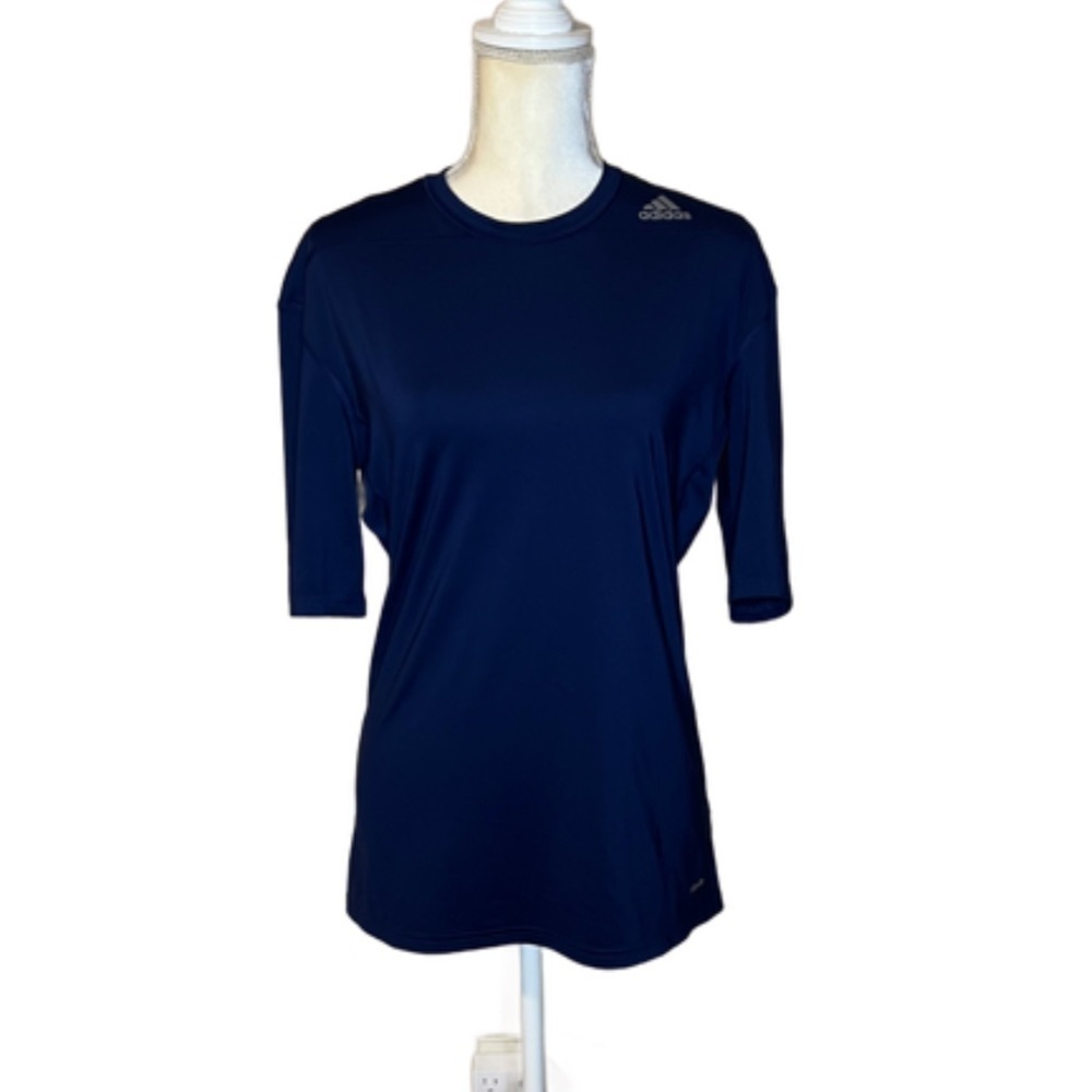 ⭐️ 3 For $15 Adidas TechFit Navy Blue T-Shirt